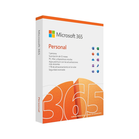 Licencia Microsoft 365 Personal+Kaspersky Plus+Mouse Inalámbrico.
