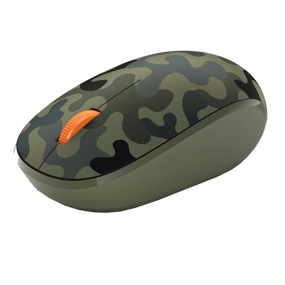 Mouse Inalámbrico Microsoft Bluetooth Laser Forest Camuflaje Verde