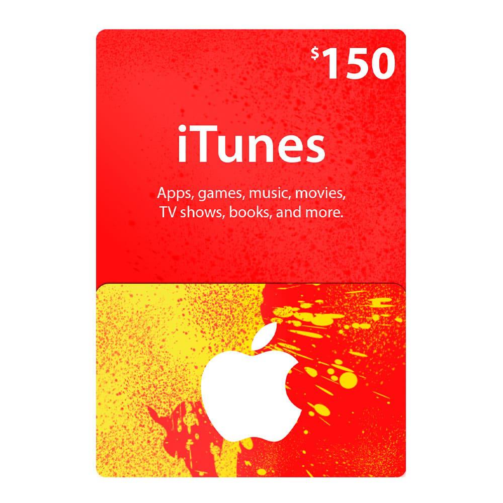 Tarjeta Digital & Itunes de $150