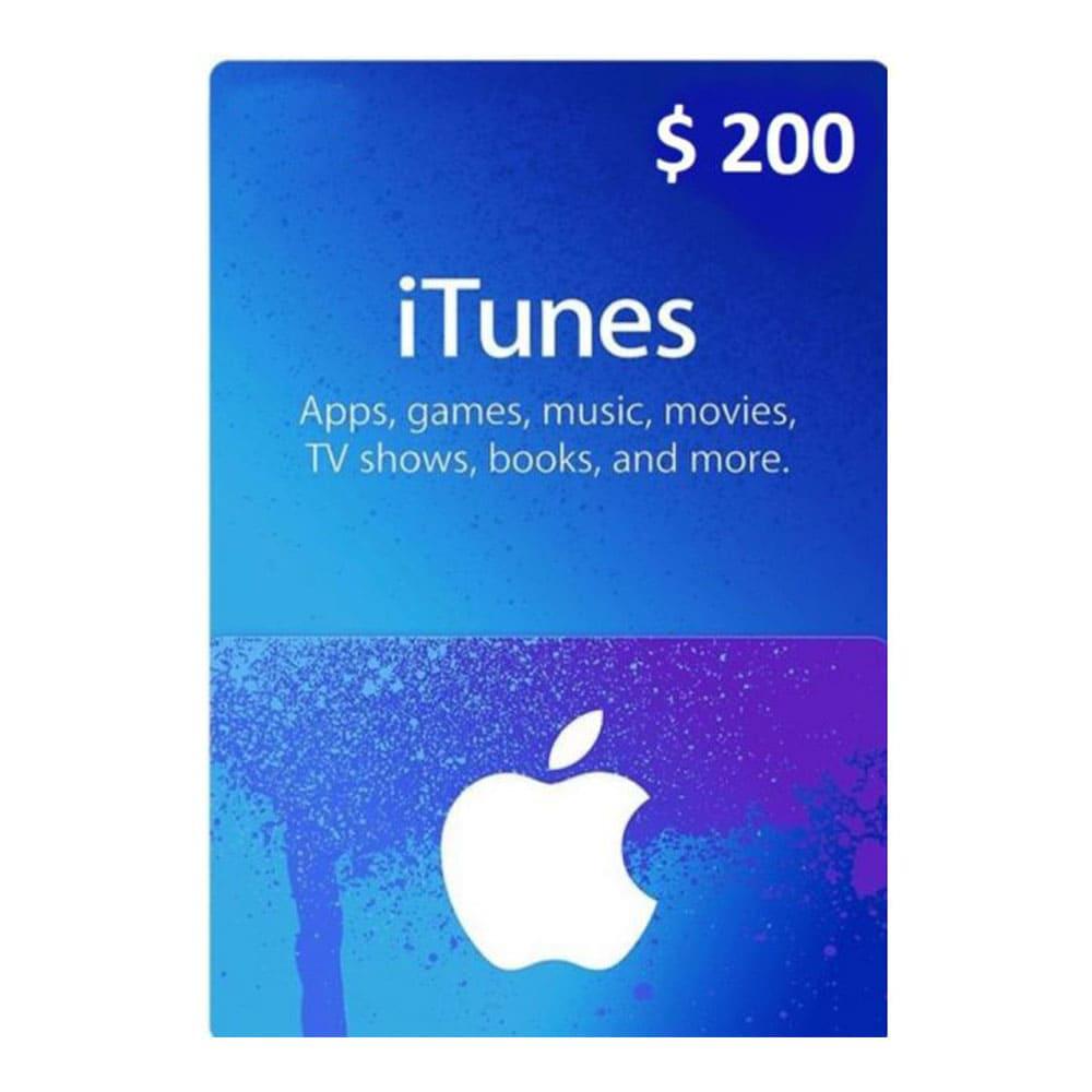 Tarjeta Digital & Itunes Us $200