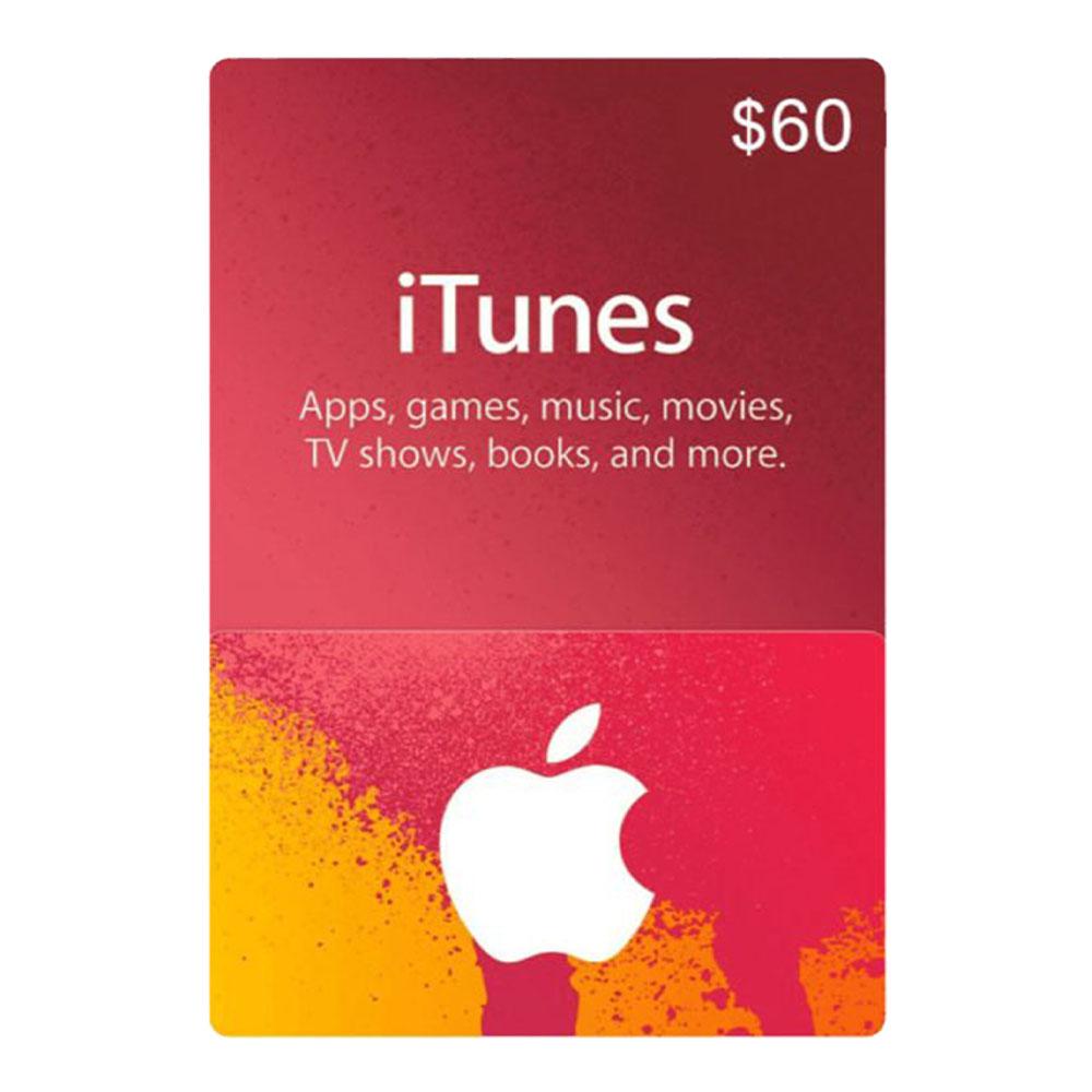 Tarjeta Digital & Itunes Us $60