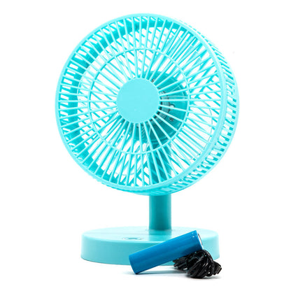 Abanico de Mesa Home Elegance Recargable 17 cm x 17 cm - Surtido