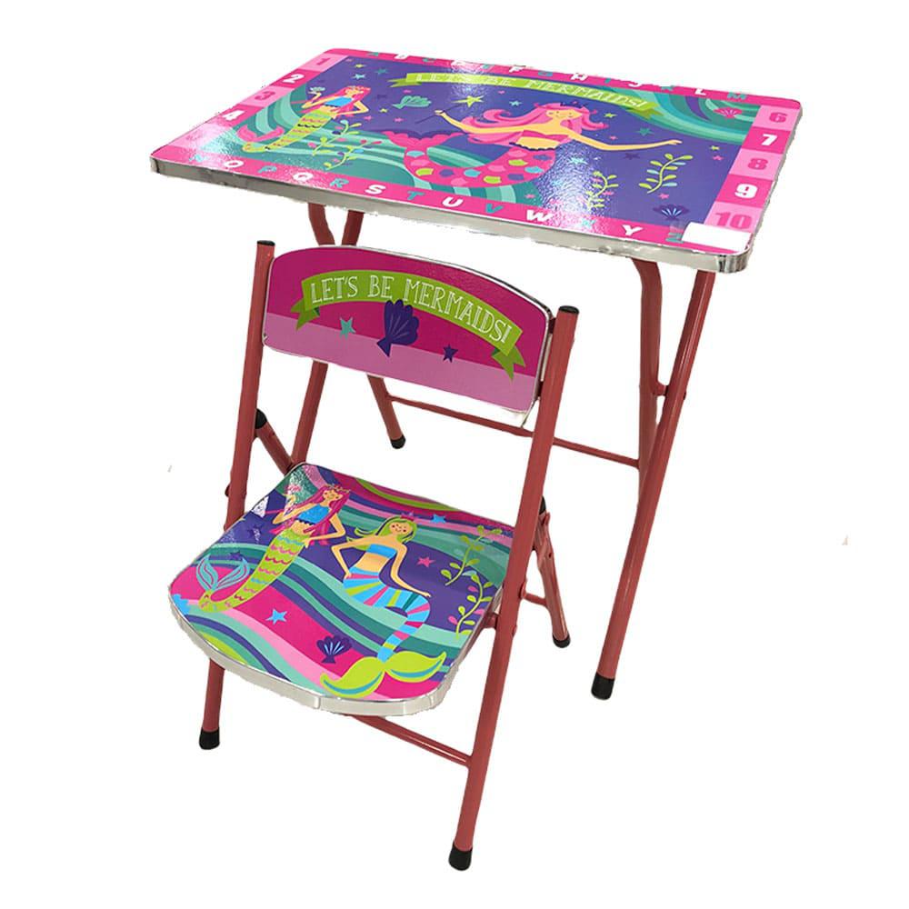 Escritorio Con Silla Infantil Home de Sirena 60 cm x 52 cm x 40 cm