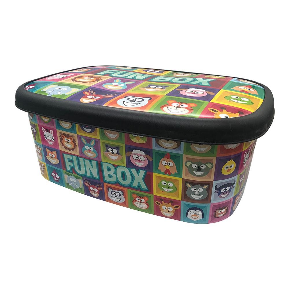 Caja Multiuso 18Lt Plástica Estampada