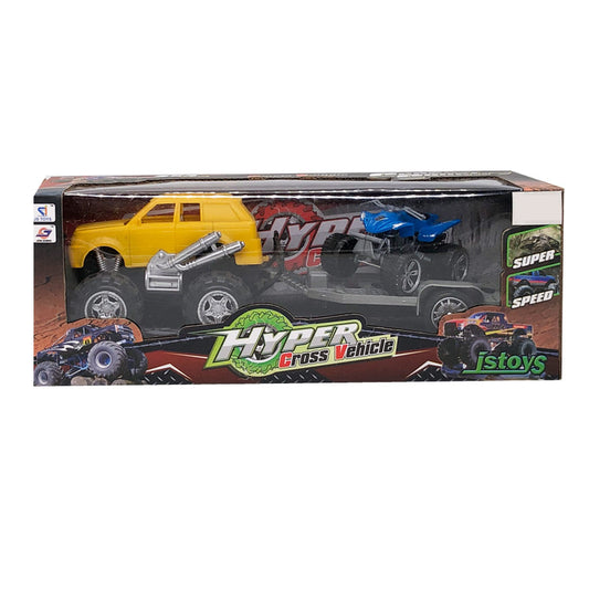 Camioneta 4x4 Con Remolque Hyper Cross - Surtido