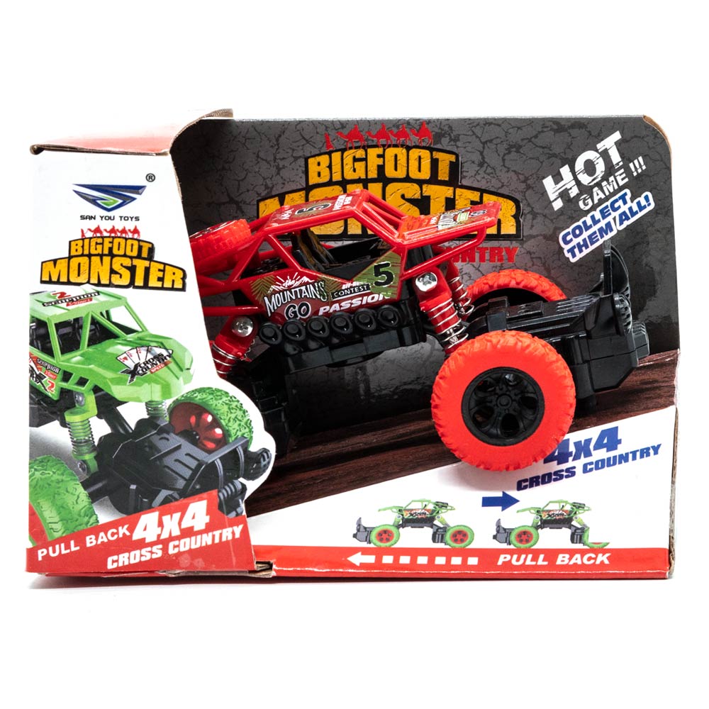 Carro Bigfoot Monster 4x4 Pullback