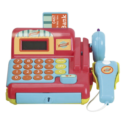 Caja Registradora Fun Market Con 21 Accesorios - Surtido