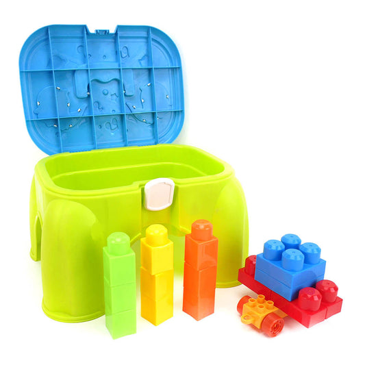 Banquito Con Bloques Star Toys Verde