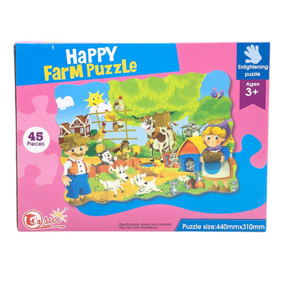 Rompecabezas Happy Farm Jumbo 45 Piezas