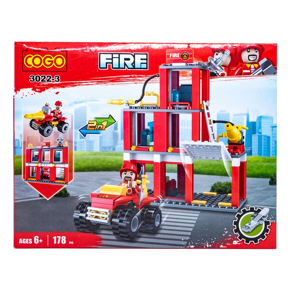 Bloques de Construcción City Fire 178 Piezas