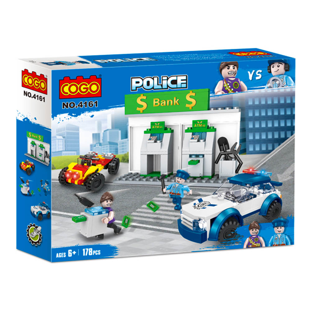 Bloques de Construcción Banco Policía 178 Piezas