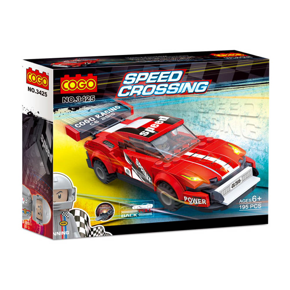 Bloques de Construcción Auto De Velocidad 195 Piezas