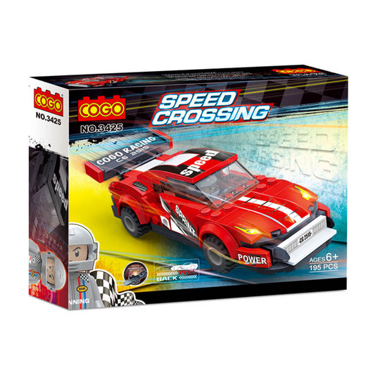 Bloques de Construcción Auto De Velocidad 195 Piezas