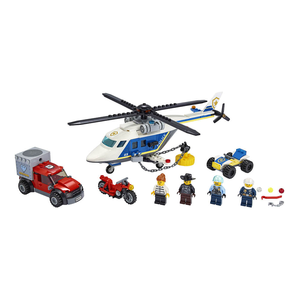 Bloques LEGO® City Police Helicopter Chase