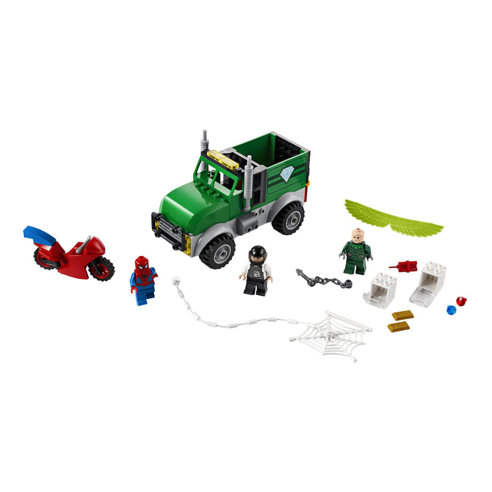 Bloques LEGO® Marvel Spiderman Vulture's Trucker Robbery