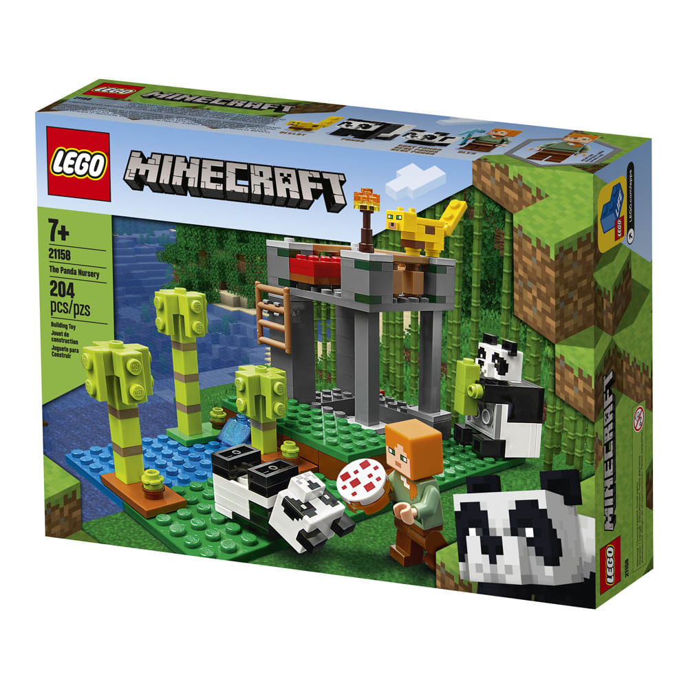 Bloques LEGO® Mincraft The Panda Nursery