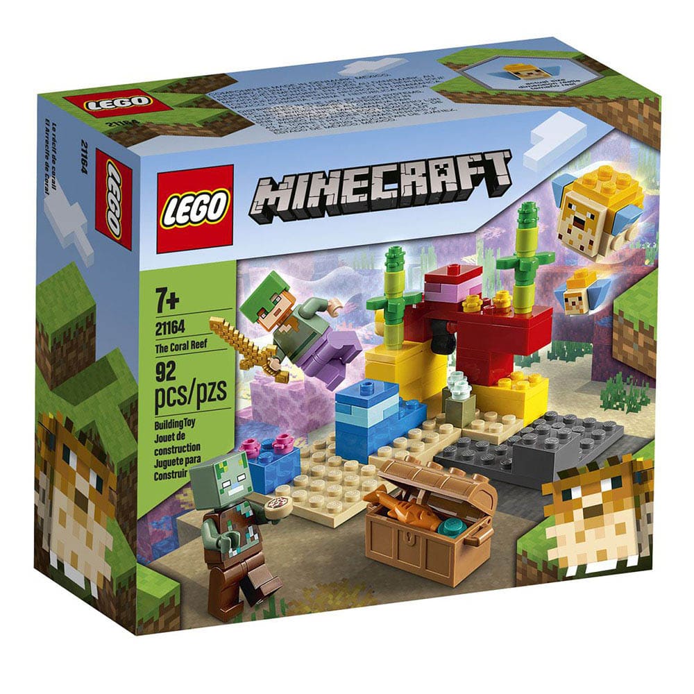 Lego Minecraft El Arrecife de Coral 92 piezas