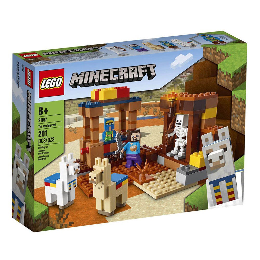 Lego Minecraft El Puesto Comercial 201 piezas