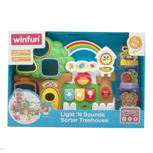 Casa del Arbol Sorter Con Luz y Sonido