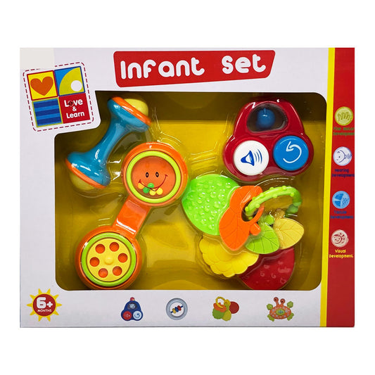Sonajero Interactivo Baby Toys 4 Piezas - Surtido
