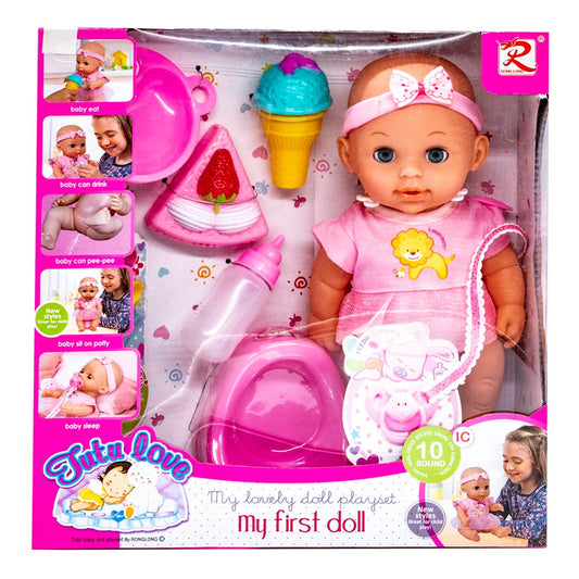 Muñeca Bebé Tutu Love Con 10 Sonidos Postres 12" - Surtido