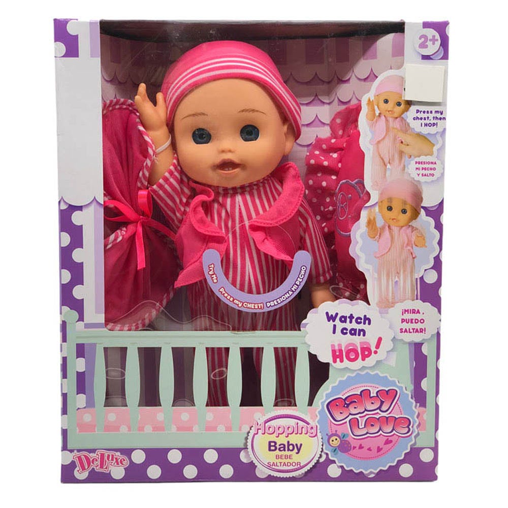 Muñeca Bebé Deluxe Saltador de 30 cm - Surtido