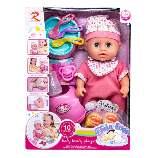 Muñeca Bebe Tutu Love Con Sonido 12"
