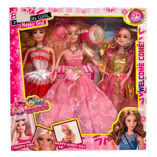 Muñecas Glamour Girl Con Accesorios.