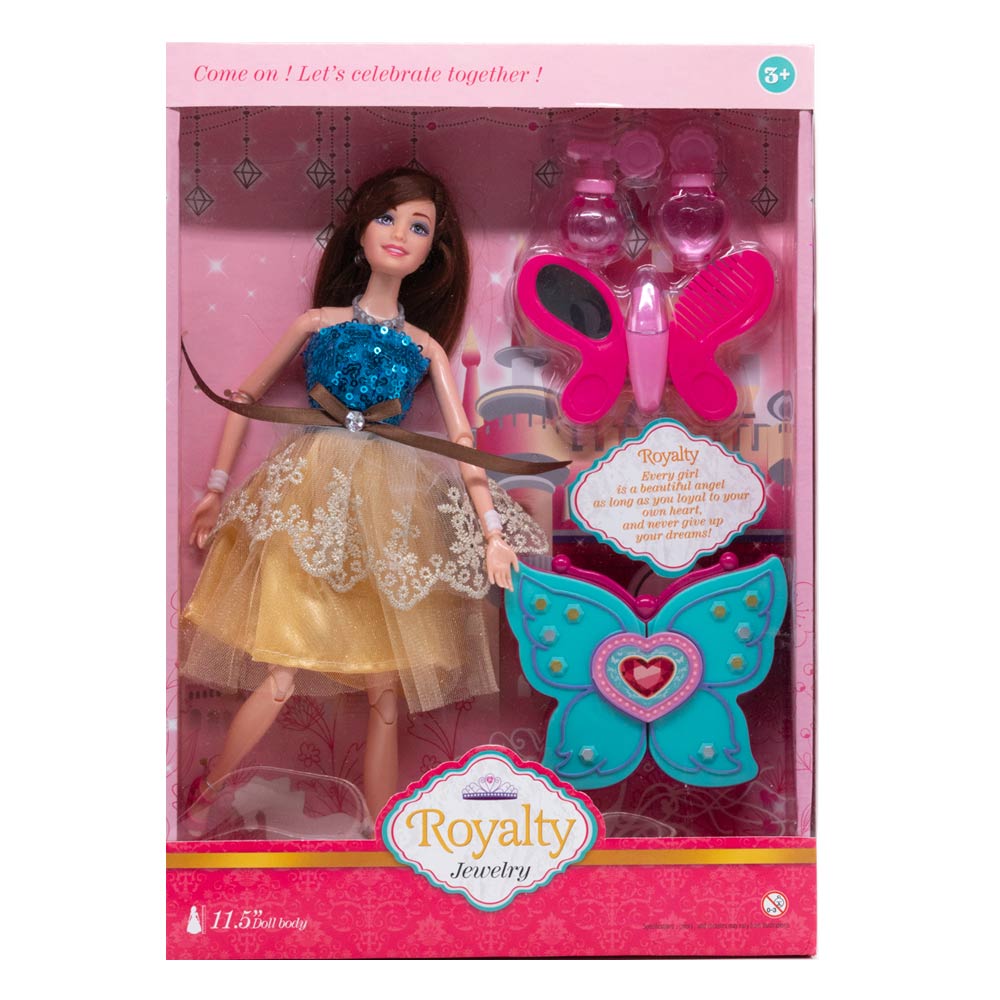 Muñeca Royalty Jewelry Star Toys 11.5