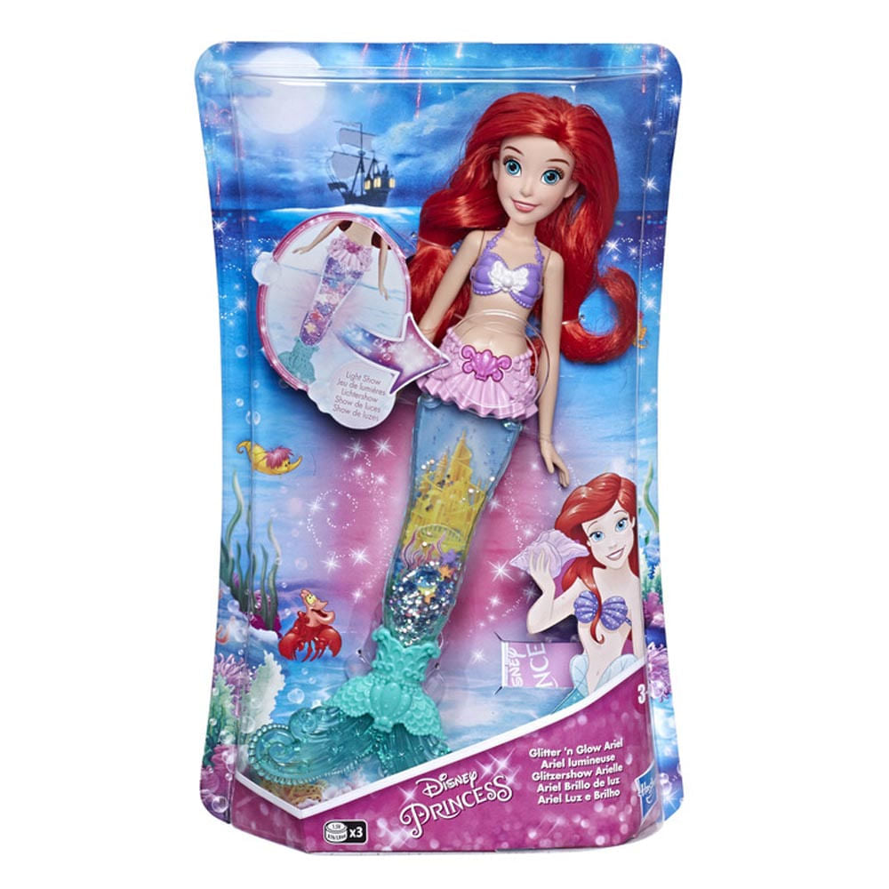 Muñeca Disney Princess Ariel Brillo de Luz