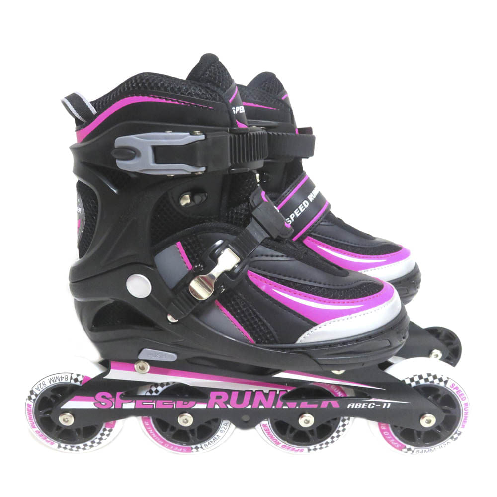 Patines en Línea Cuatro Ruedas Ajustable Talla 39 - 42 - Surtido
