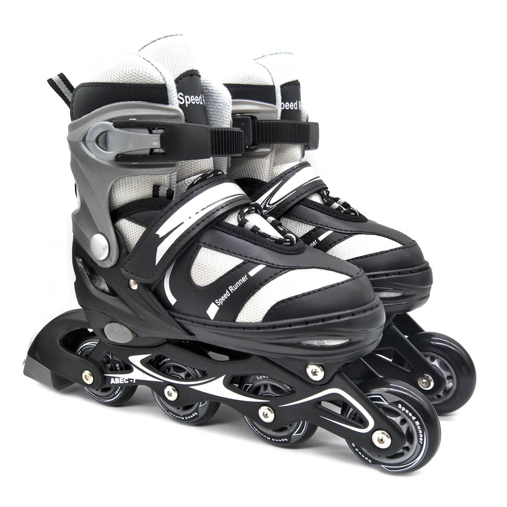 Patines en Línea Cuatro Ruedas Ajustable Talla 31 - 34 - Surtido