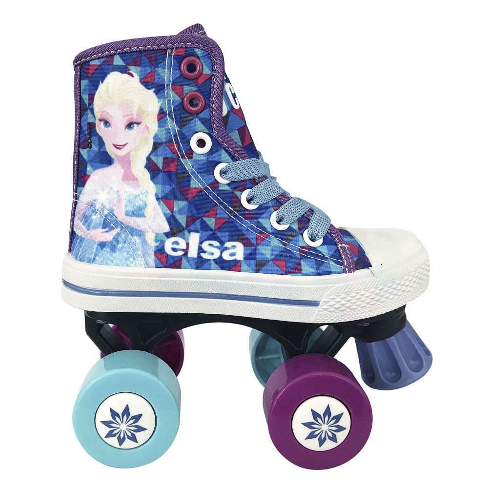 Patines de Cuatro Ruedas Frozen Talla 26
