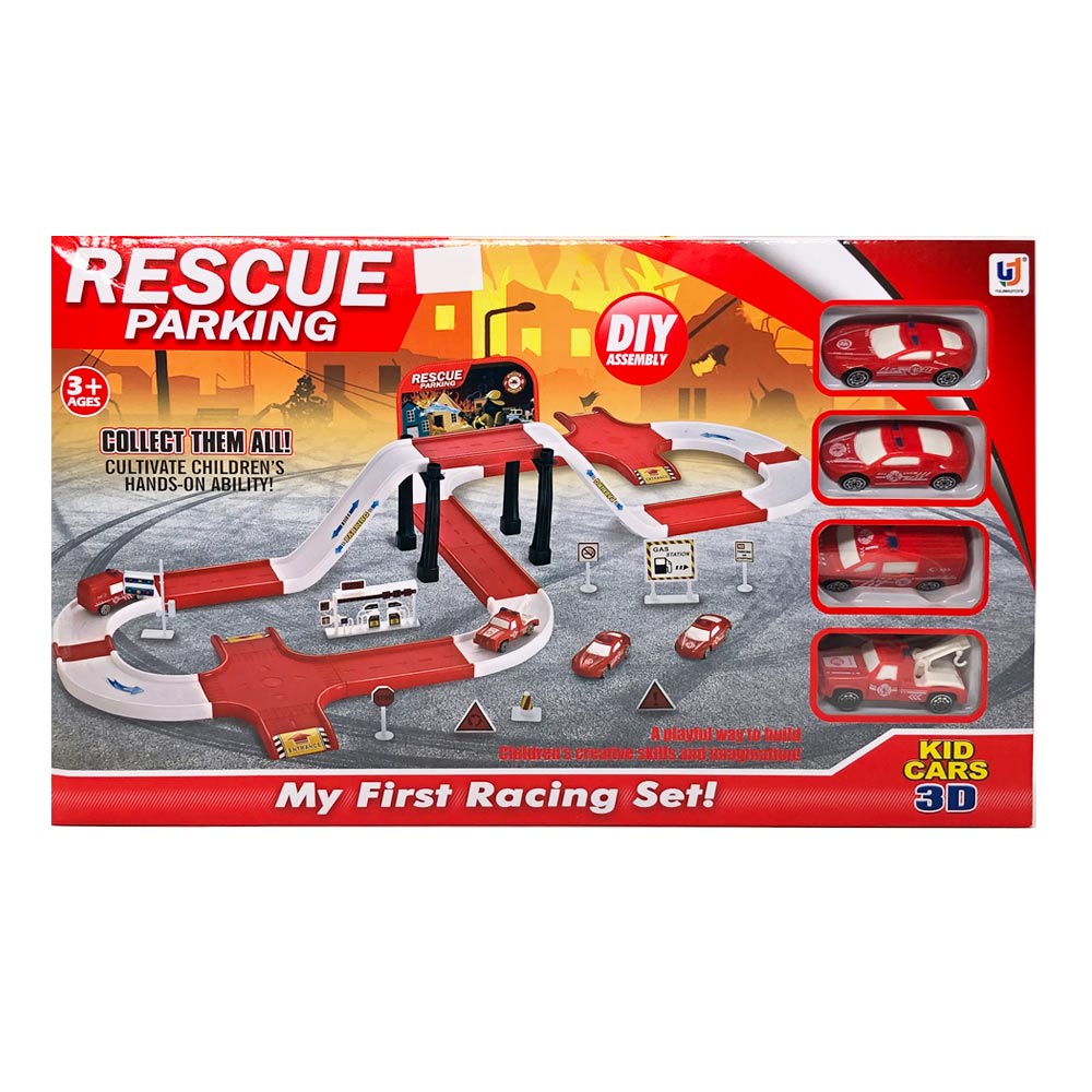 Estacionamiento de Bomberos Kid Cars 3D