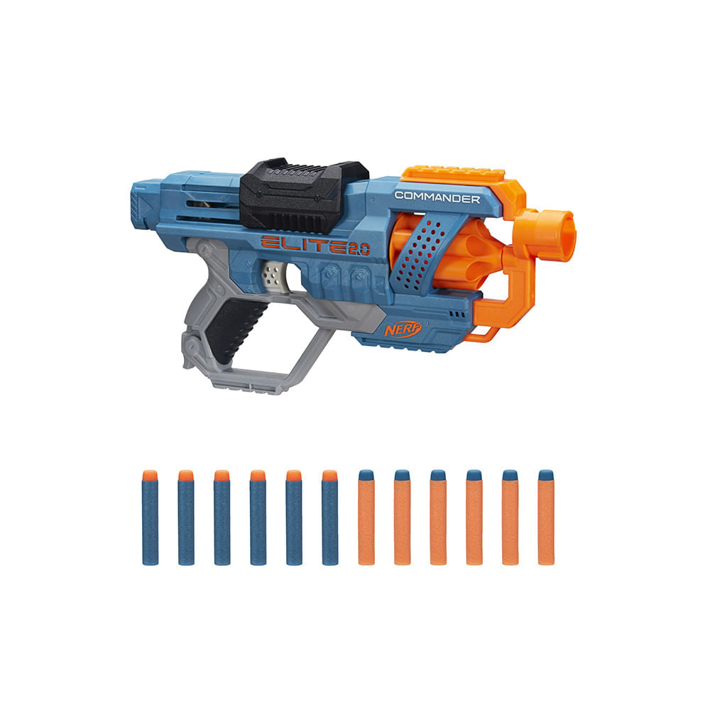 Pistola Lanzador Nerf Elite 2.0 Commander RD-6
