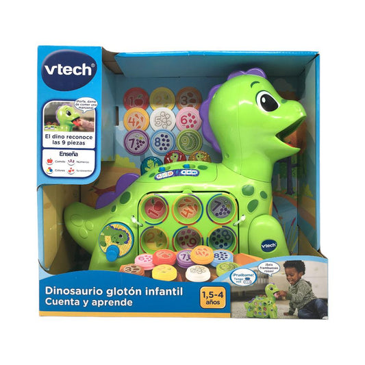 Dinosaurio Glotón Infantil Cuenta y Aprende Vtech