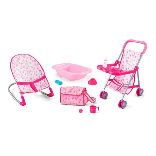 Coches Playhouse Para muñecos Con Accesorios 13 en 1