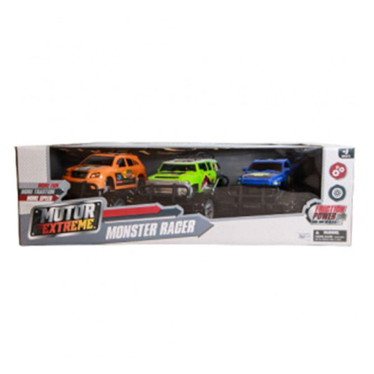 Set de Camiones Motor Extreme Fricción 3 Piezas