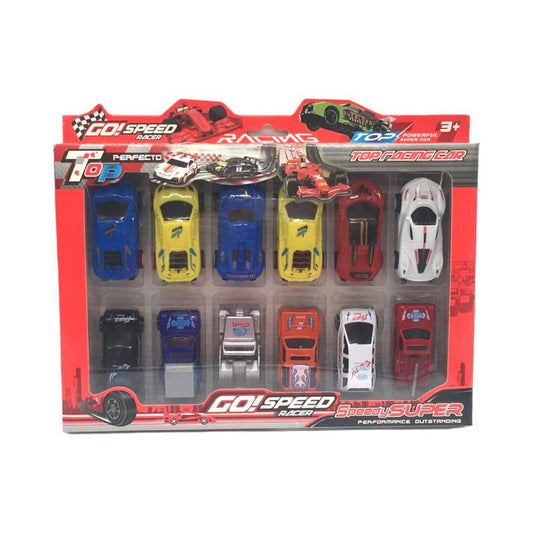 Juego de Carros 12 Piezas