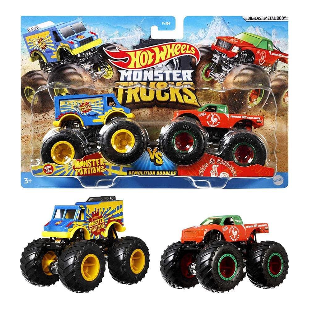 Carro Monster Truck de Hot Wheels 1:64 2 Piezas - Surtido