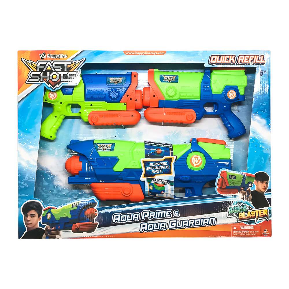Juego Pistolas De Agua Fast Shots 3 Unidades