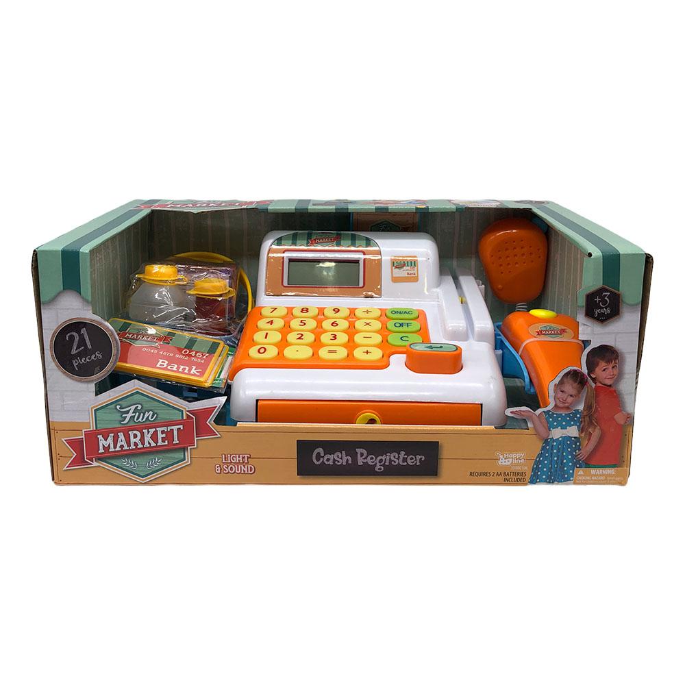 Caja Registradora Fun Market Con Luz y Accesorios