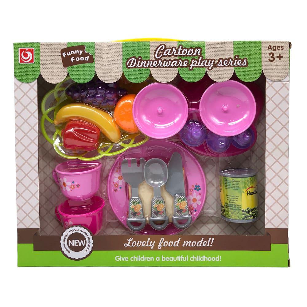 Set de Cocina Huada Rosa Funny Food