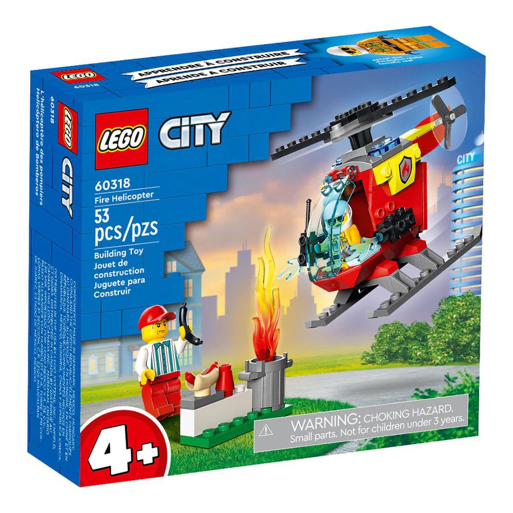 Bloques Lego Helicóptero de Bomberos