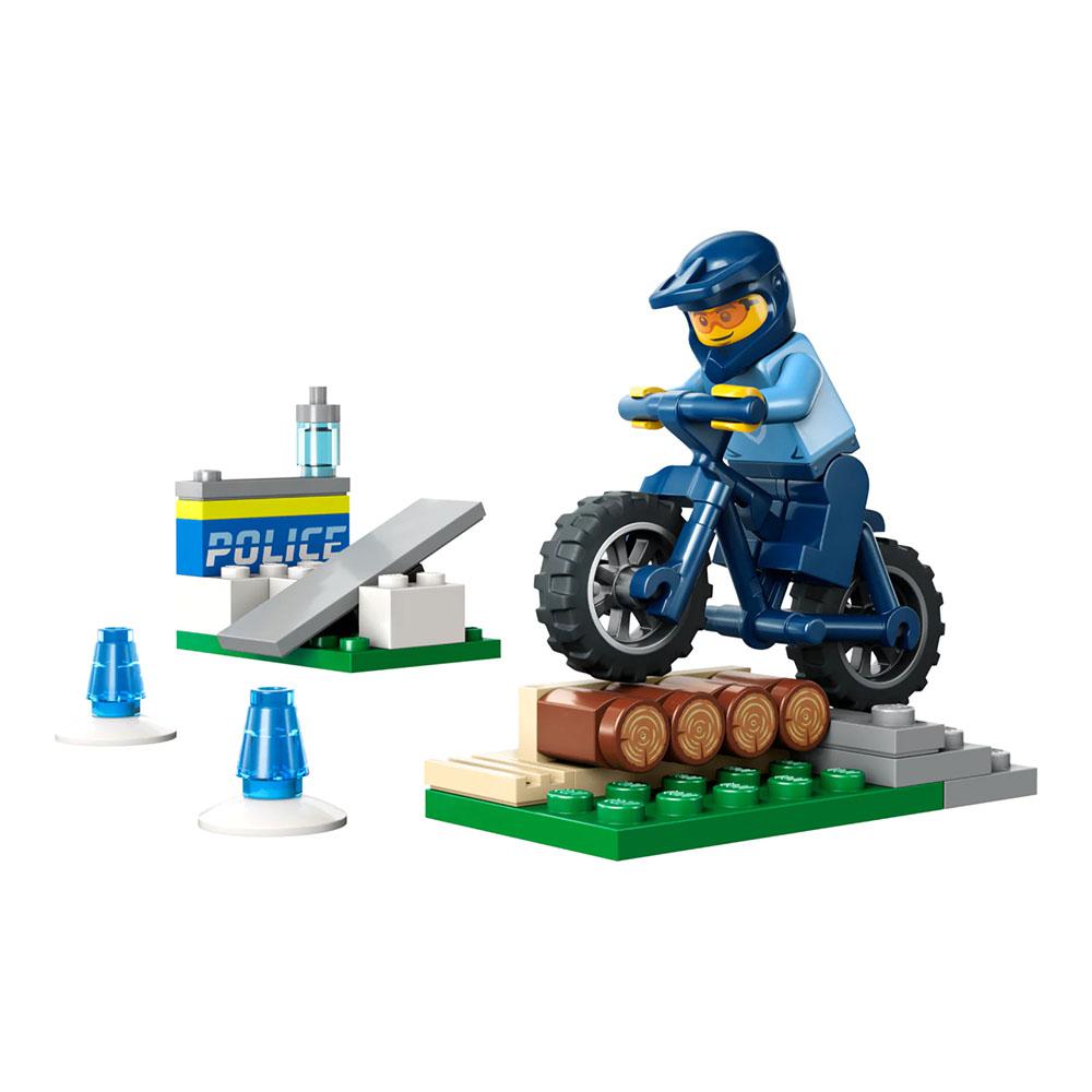 Bloques Lego City Entrenamiento en Bici de Policía