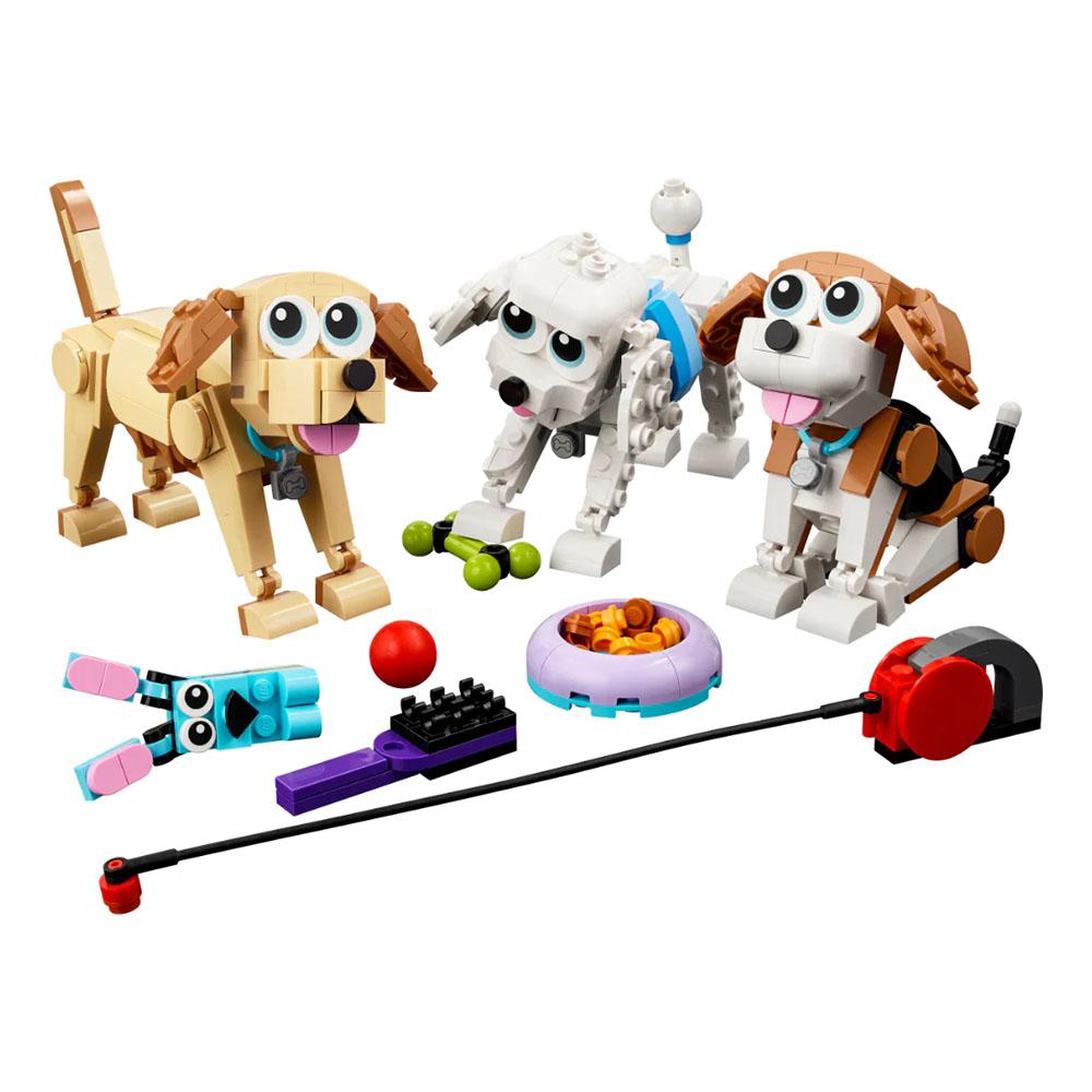 Bloques Lego Creator Perros Adorables 3 en 1