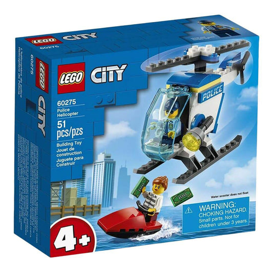 Bloques Lego City Helicóptero de Policía 51 Piezas