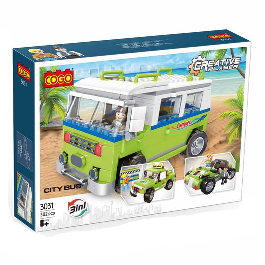 Bloques Cogo Autobús de 302 Piezas