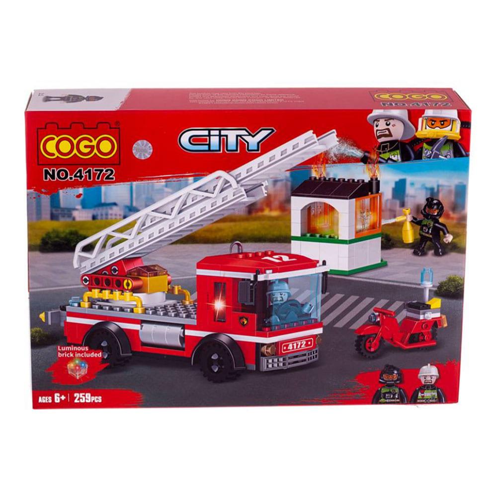 Bloques Cogo Camión de Bombero 259 Piezas