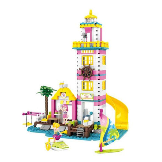 Bloques Cogo Casa en la Playa 412 Piezas